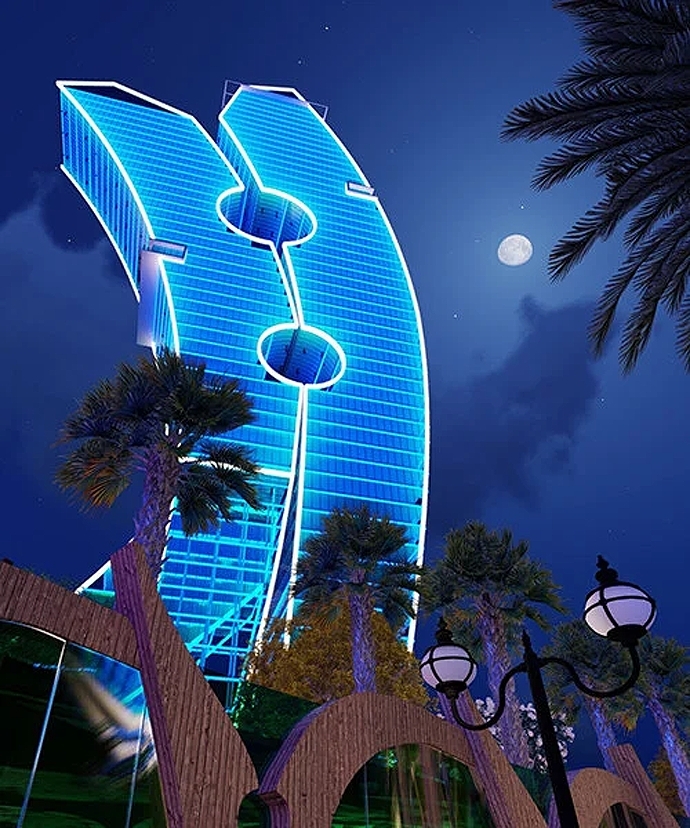 杜拜-衣夾塔-中東地標-ClothespinTower-