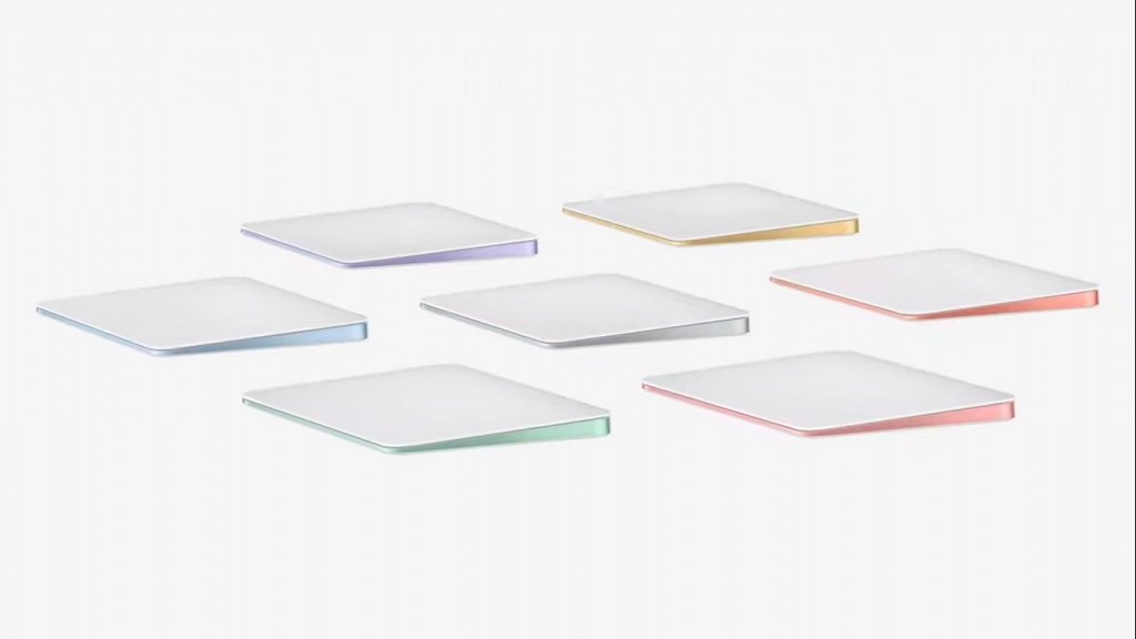 Apple蘋果新品發佈會2021|蘋果這次還貼心的推出多款對應色配件,如鍵盤、滑鼠及觸控板都有齊