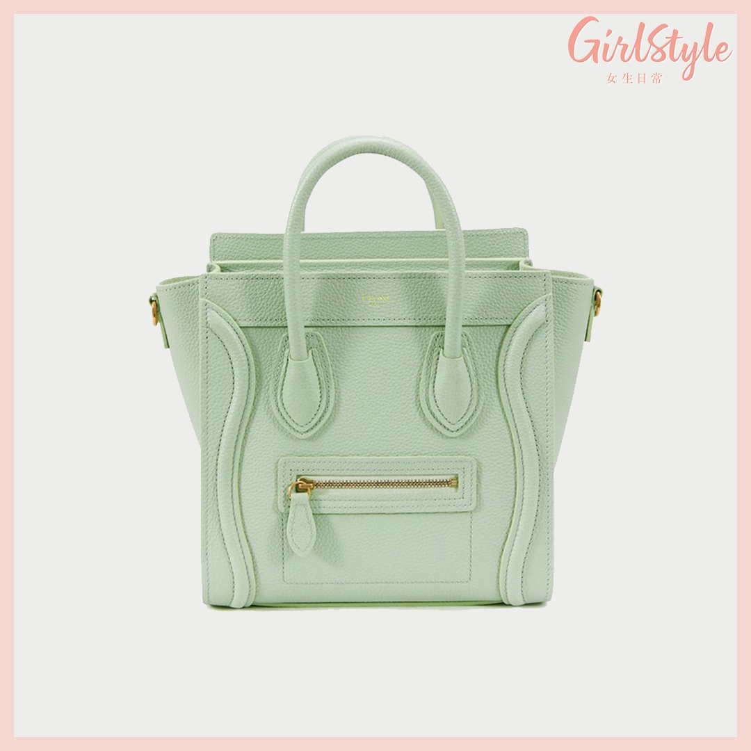 【粉嫩系名牌手袋2021】CELINE Luggage Nano bag