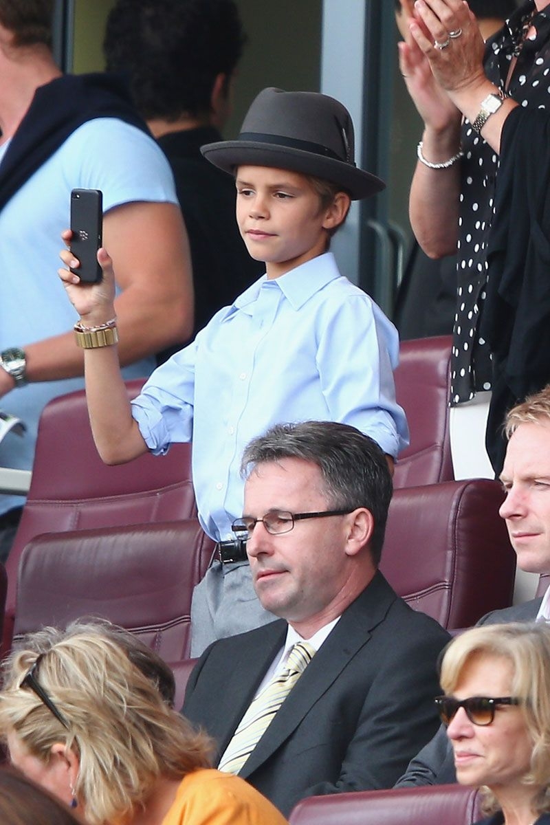 碧咸David Beckham二兒子11歲時的Romeo戴上帽子超有駕勢!