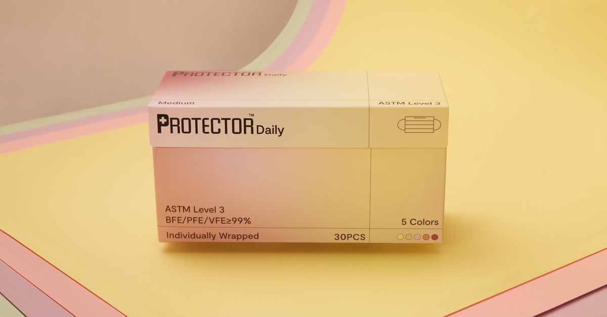 【香港口罩】Protector推絕美春日新色!奶油黃、鼠尾綠、日出紅極具清新溫柔氣質!