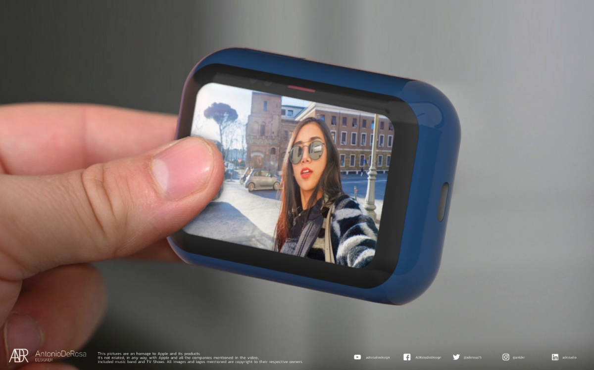 Apple迷你運動相機「AirCam」概念圖曝光!5K高畫質/Siri/FaceID