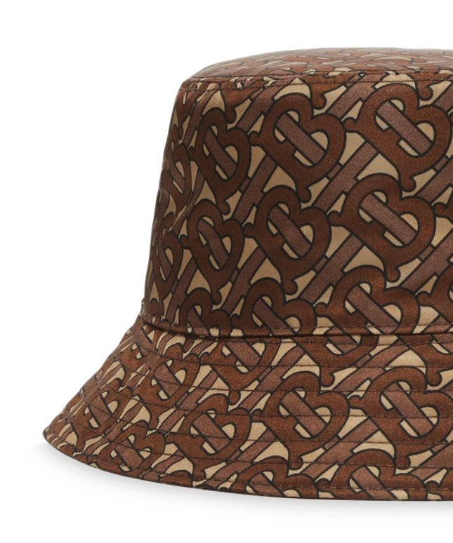 【名牌帽推薦】Burberry monogram-print bucket hat HK$2,700