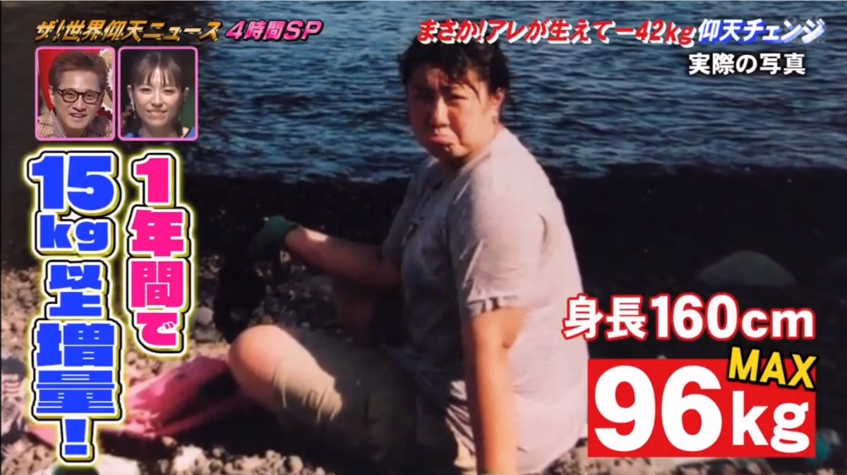 日本一位重量級女生佑香體重最高峰曾達到96kg,出現荷爾蒙分泌失調導致臉上生鬚