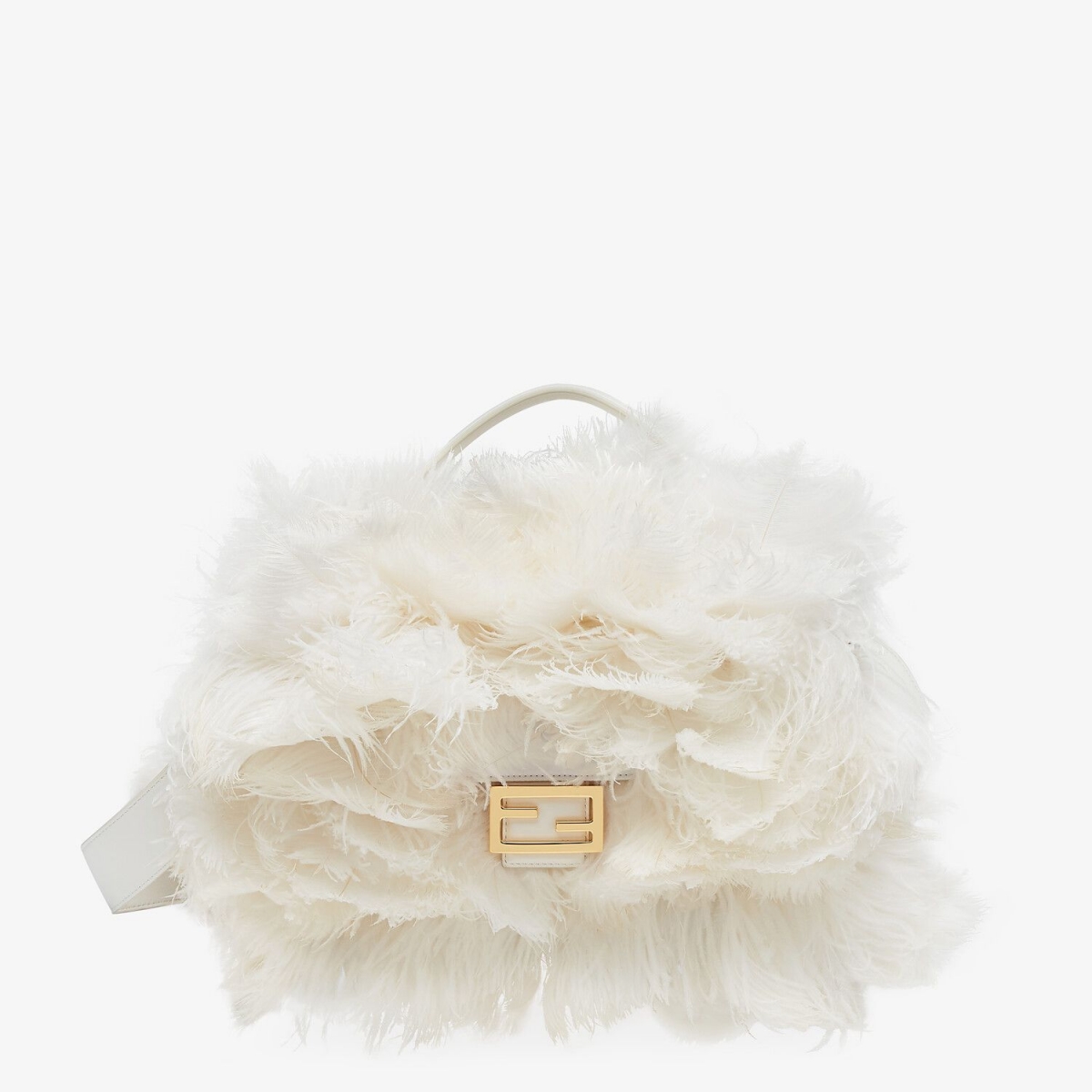 Fendi 2021春夏純白蕾絲手袋,刺繡花朵洋溢浪漫情懷,夢幻到令人難以抗拒!