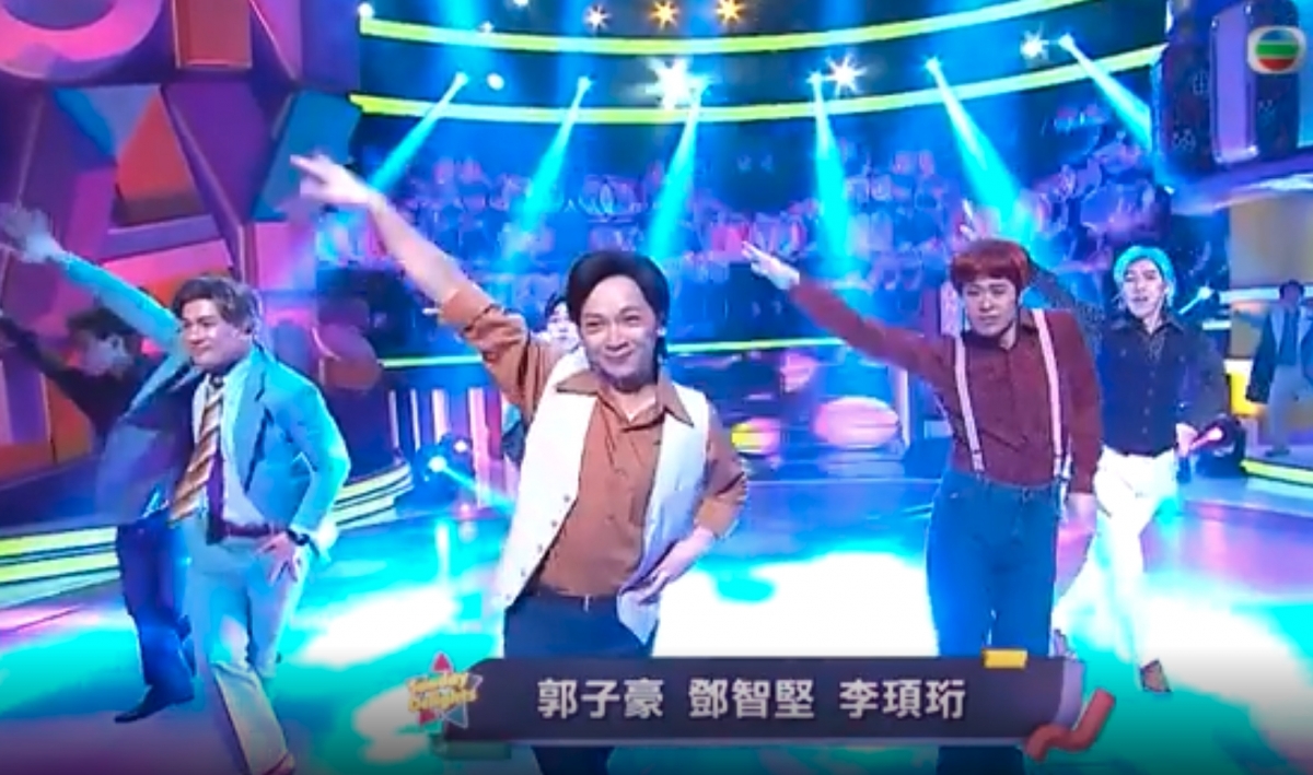 -開心大綜藝大玩韓國人氣男女團BTS和BLACKPINK模仿舞台。