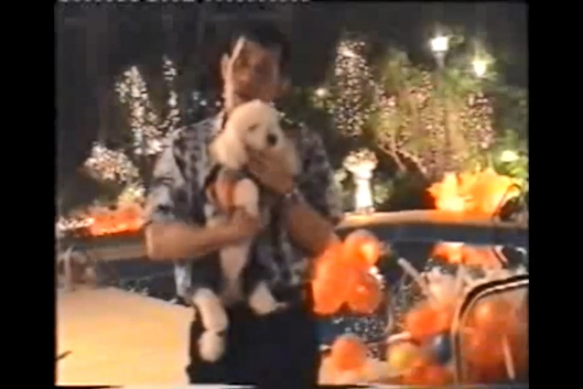 西拉米當時更趴倒於泰王的腳下餵愛犬吃蛋糕，畫面令人側目，更被指嚴重損害皇室形象！