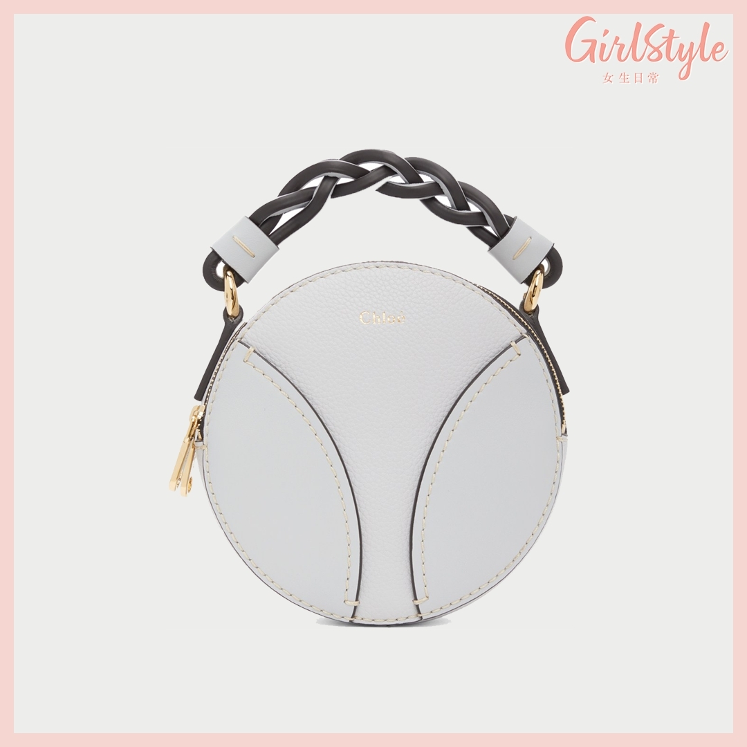 【粉嫩系名牌手袋2021】Chloé Grey Mini Daria Round Bag
