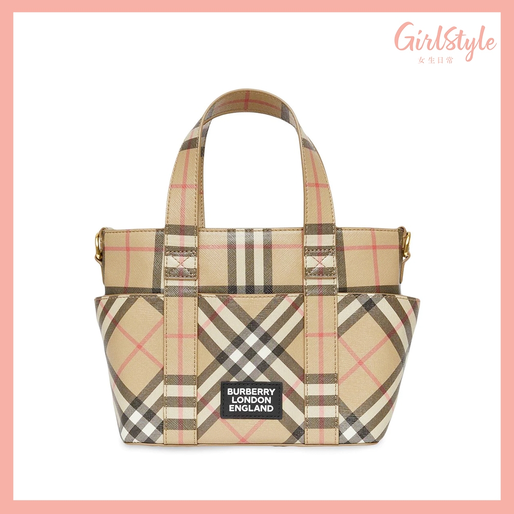 Burberry Kids monogram Vintage Check shoulder bag HK$4,100