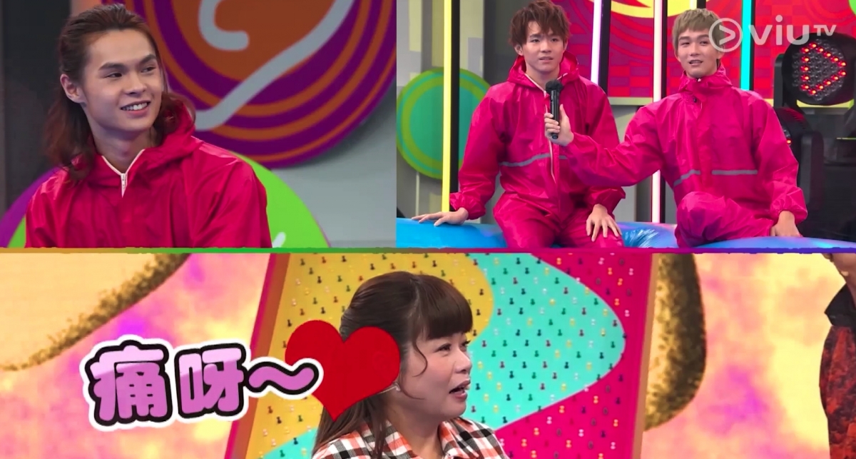 陳嘉倩就恰巧對上 Mirror 隊的男神 Ian(陳卓賢)!賽前打算用「嗲功」冧掂 Mirror 隊的陳嘉倩就大嗌「怕痛」、「Da咩」(日文:不要)暗示對方讓賽,