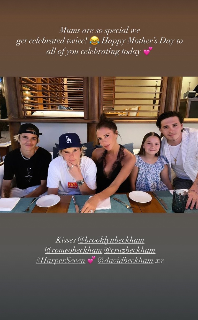 「萬人迷」碧咸(David Beckham)與老婆(Victoria Beckham)育有三子一女