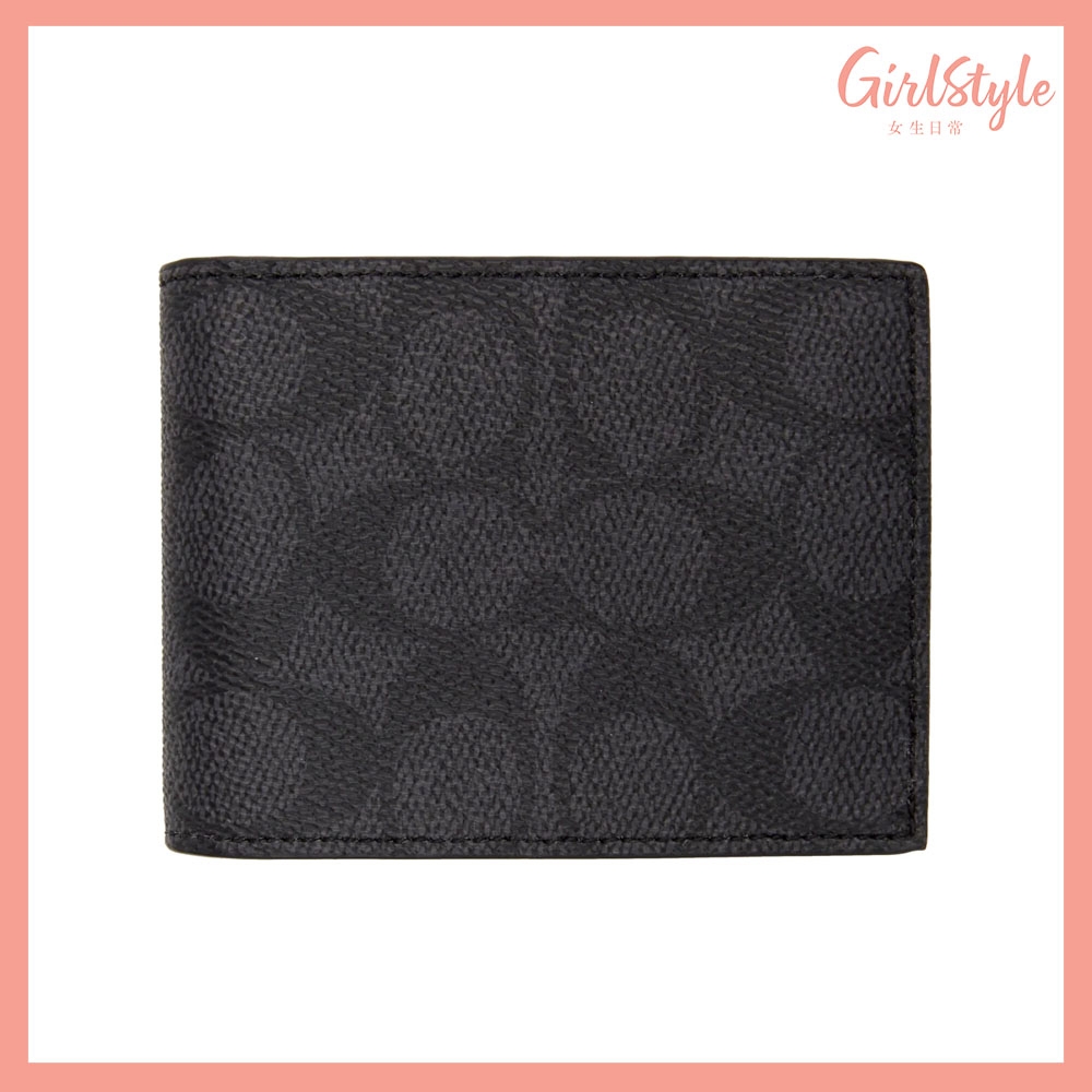 COACH 1941 Grey Slim Signature Wallet