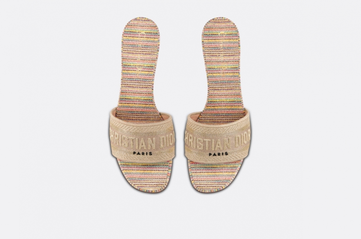 【名牌涼鞋2021】Dior 30 Montaigne拖鞋系列高貴優雅，裸粉溫柔百搭+金色DWAY高跟涼鞋極吸引！
