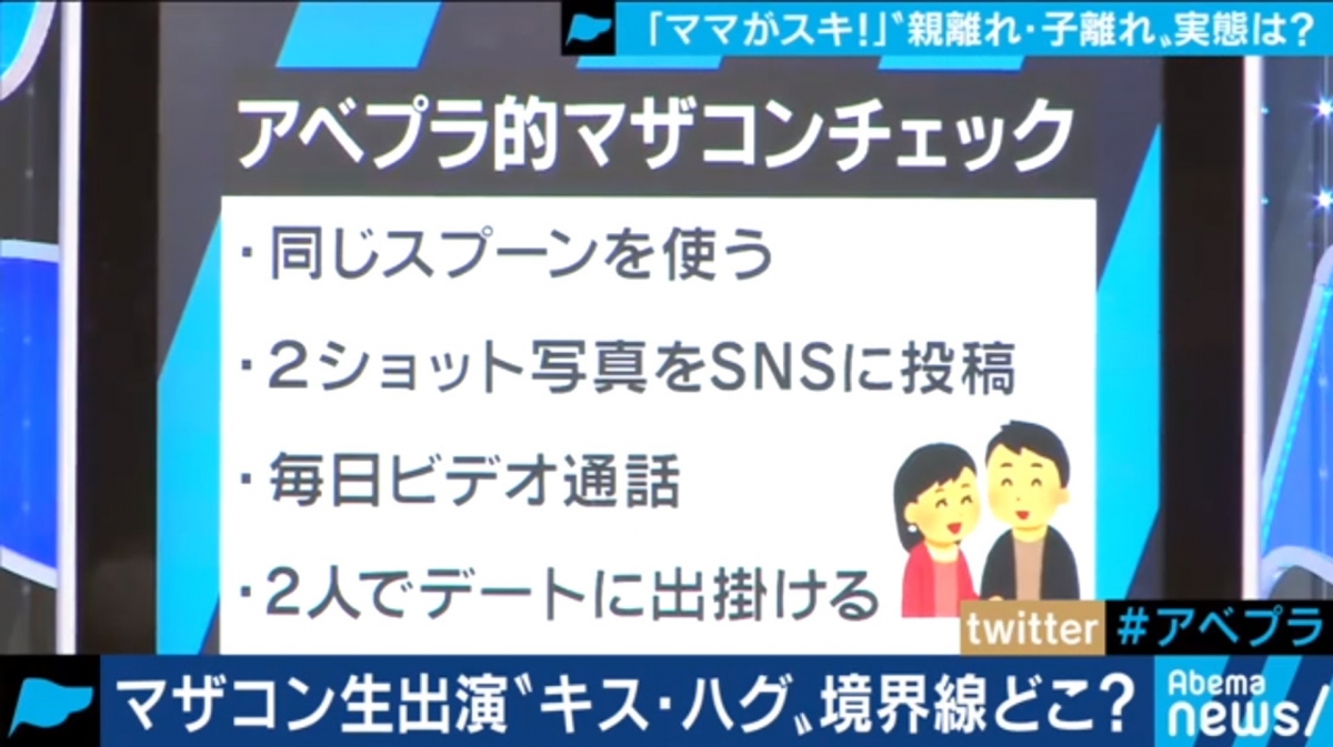 節目組亦製作了一個「媽寶測試」,如果你能接受5個或以上,就是有媽寶的特質,有興趣可測測看