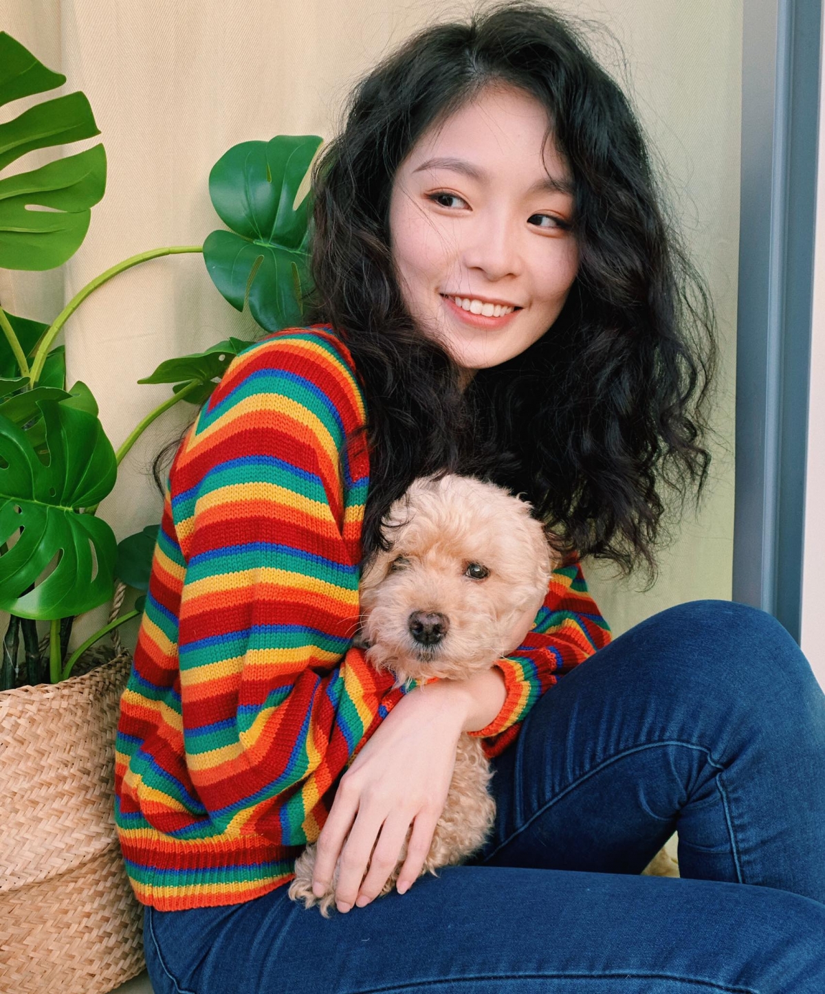 走隨性風、男仔頭的陳海寧，拍攝當天更表現得相當怕醜