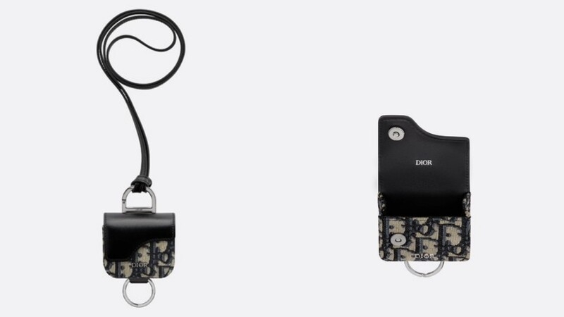 Dior熱賣的馬鞍包推出了小巧的Airpods Pro保護套,