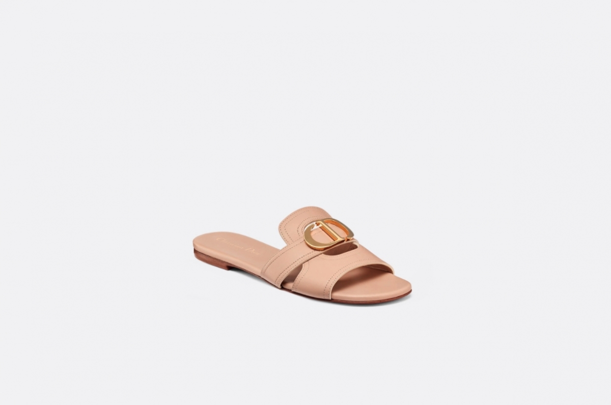 【名牌涼鞋2021】Dior 30 Montaigne拖鞋系列高貴優雅，裸粉溫柔百搭+金色DWAY高跟涼鞋極吸引！