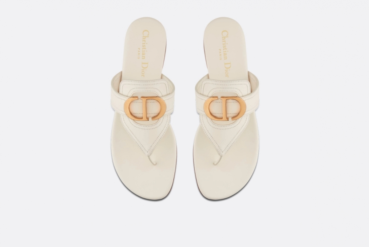 【名牌涼鞋2021】Dior 30 Montaigne拖鞋系列高貴優雅，裸粉溫柔百搭+金色DWAY高跟涼鞋極吸引！