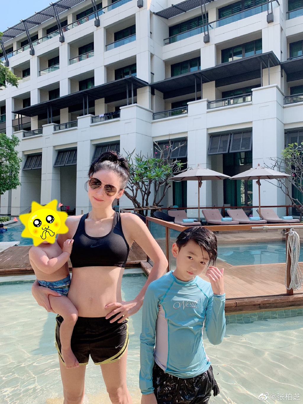 張柏芝想兒子Lucas和Quintus到上海讀書被拒/自爆有耳弱/內地網民質疑兒子說英語