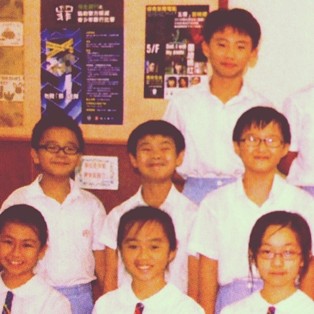 Mirror Tiger邱傲然的童年照