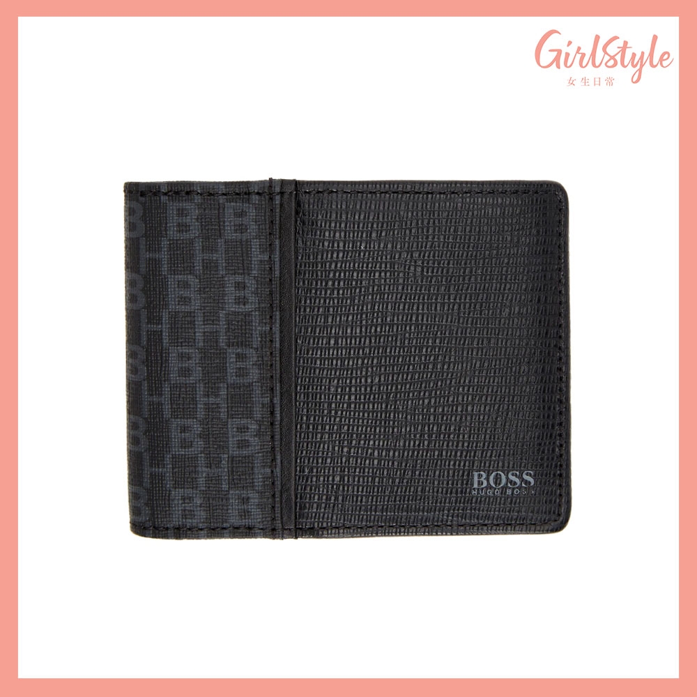 BOSS Black Monogram Metropole Bifold Wallet