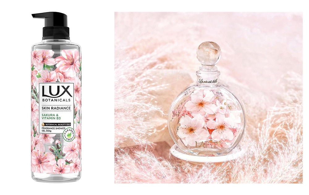 LUX Botanicals X LAFIT Florist 日本晚櫻植萃香水沐浴露