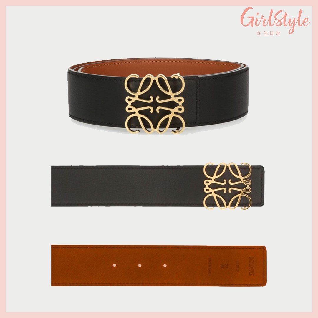 【名牌飾品2021】LOEWE Anagram belt 4cm