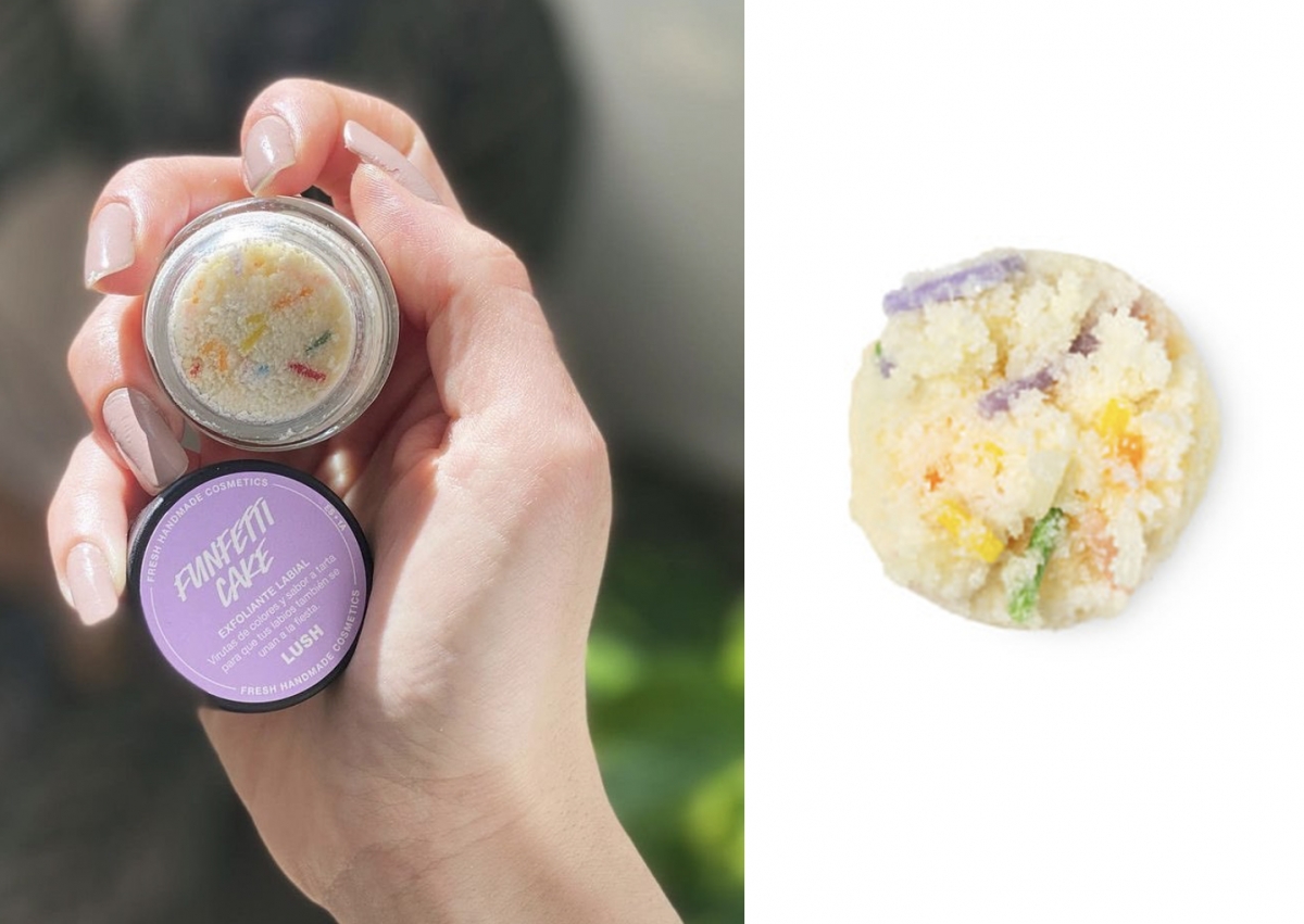LUSH 彩虹蛋糕唇部磨砂