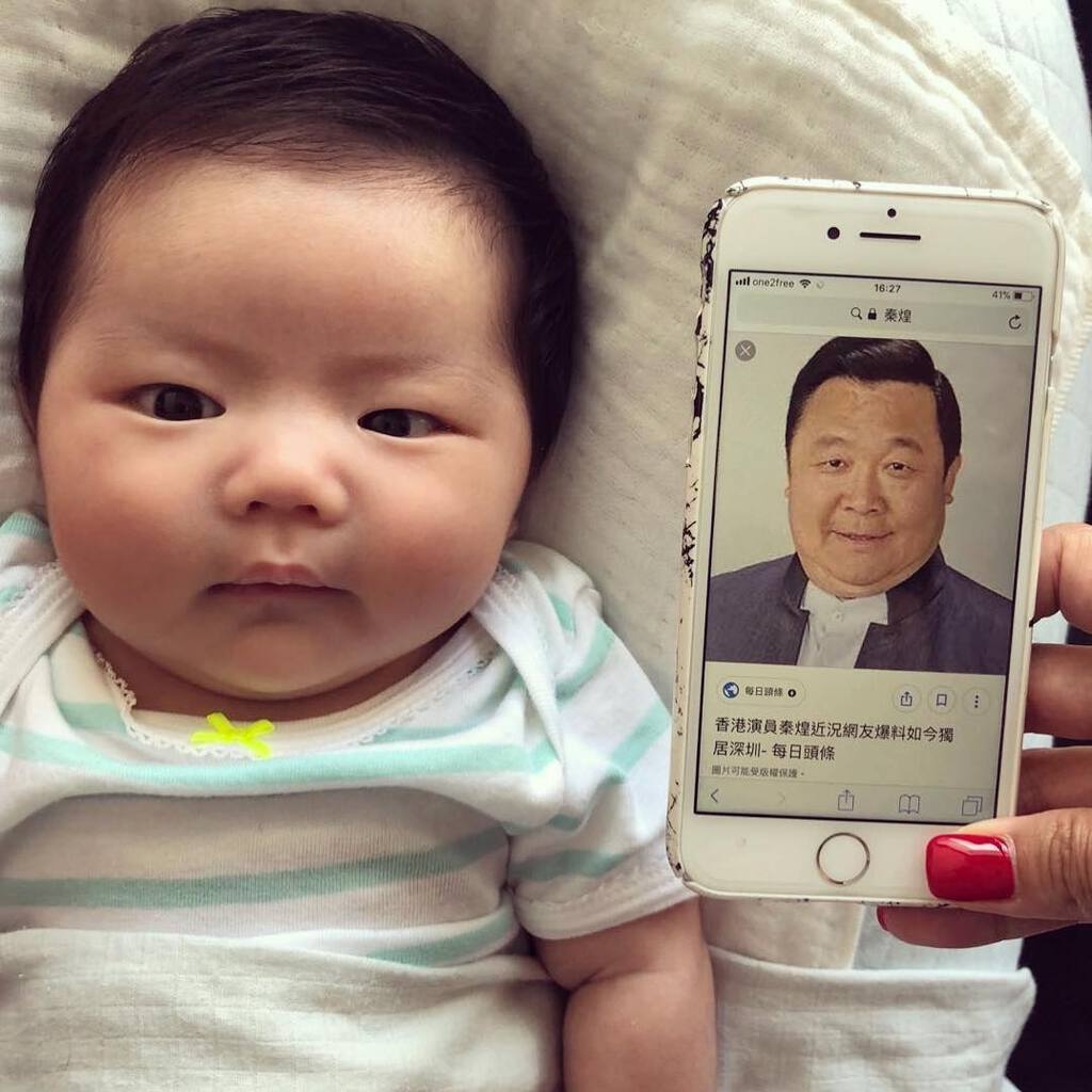 Lucy剛出生時曾被爸爸李璨琛嘲笑過樣貌似男星秦煌