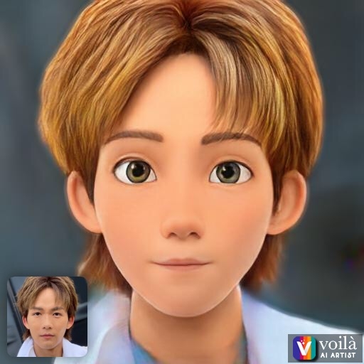 Alton的迪士尼版樣子也有著經典俏王子的模樣,一頭金髮的他臉型尖尖,有青春的初戀感覺~