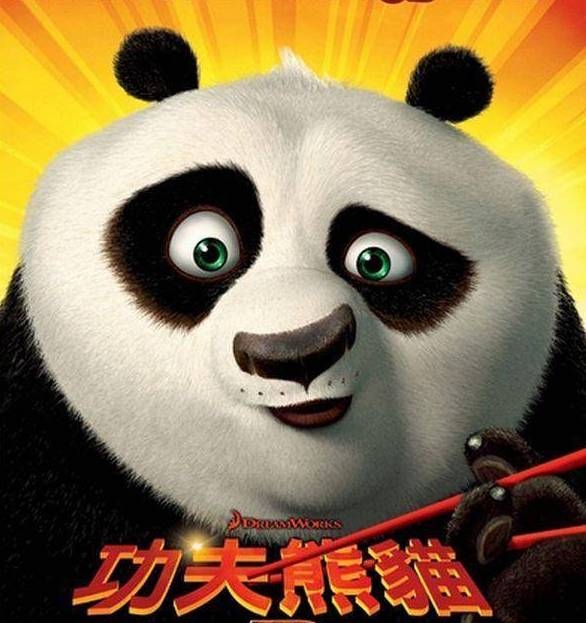 身形胖胖的肥仔以可愛為名,化身卡通的他有沒有一點像功夫熊貓