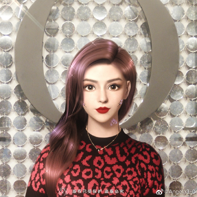 Angelababy自創虛擬人物Angela 3.0,穿越時空的機器人?拍住上登雜誌封面,網民:人造人?