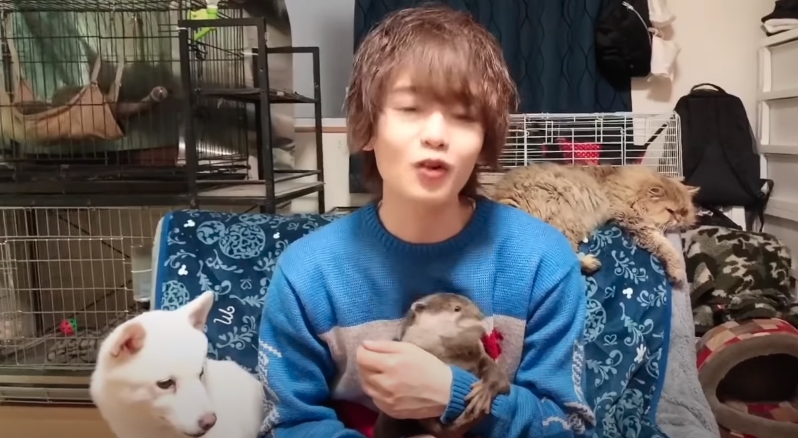 森田優基是一位網頁設計師,不過其實他也是一位YouTuber,在網上拍攝了不同的有趣動物相關影片,