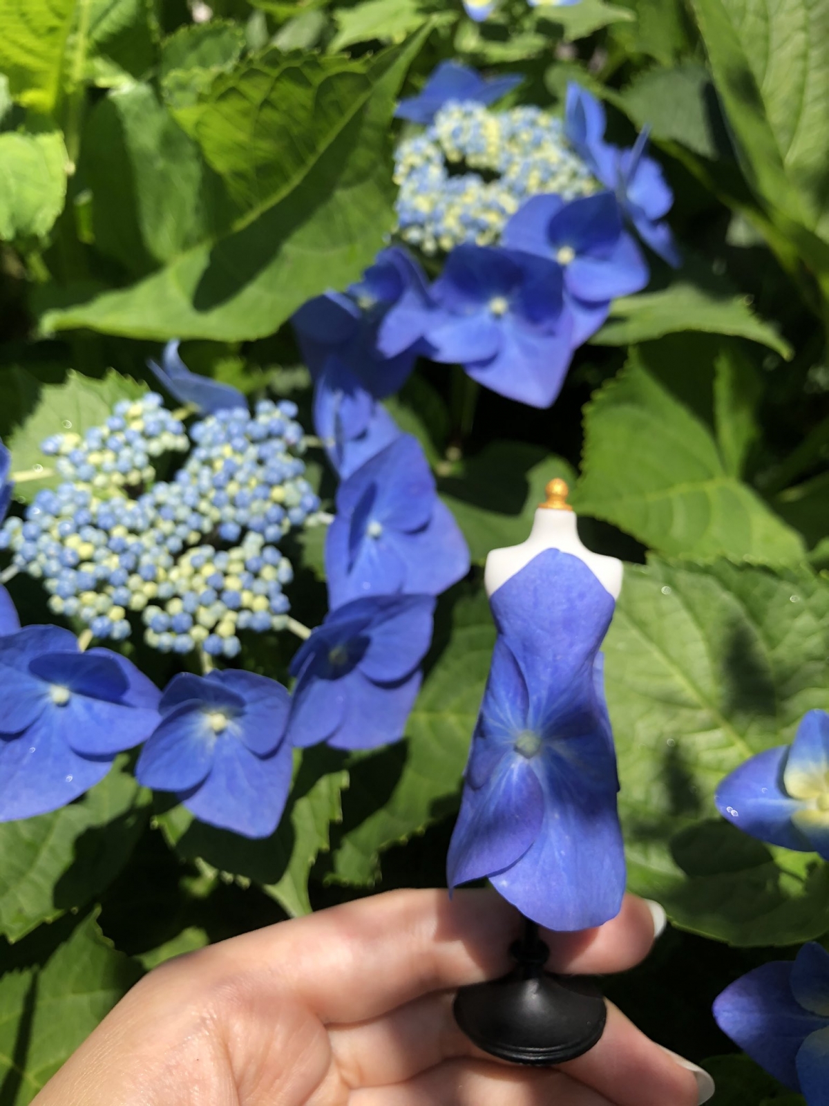 裙擺上的設計,和抹胸的流線型設計超級時尚,不少網民都指超想化身仙子穿下她設計的裙子呢!