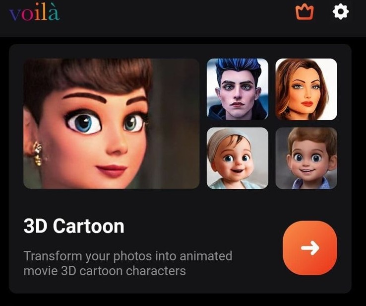 最近在網絡上超流行的「迪士尼風」變臉App「Voilà AI Artist」!它讓人人都投身童話故事裏面