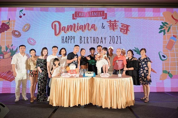 洗米嫂Heidi陳慧玲 31日為老公洗米華周焯華及6歲的女兒大搞 Damiana 生日會
