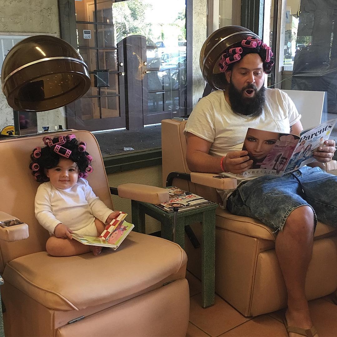 比細路更調皮嘅阿爸!女兒「被變身」,趣怪老竇將育兒日常變喜劇吸30萬粉絲