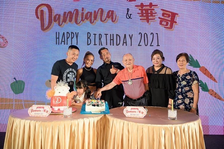 洗米嫂Heidi陳慧玲 31日為老公洗米華周焯華及6歲的女兒大搞 Damiana 生日會
