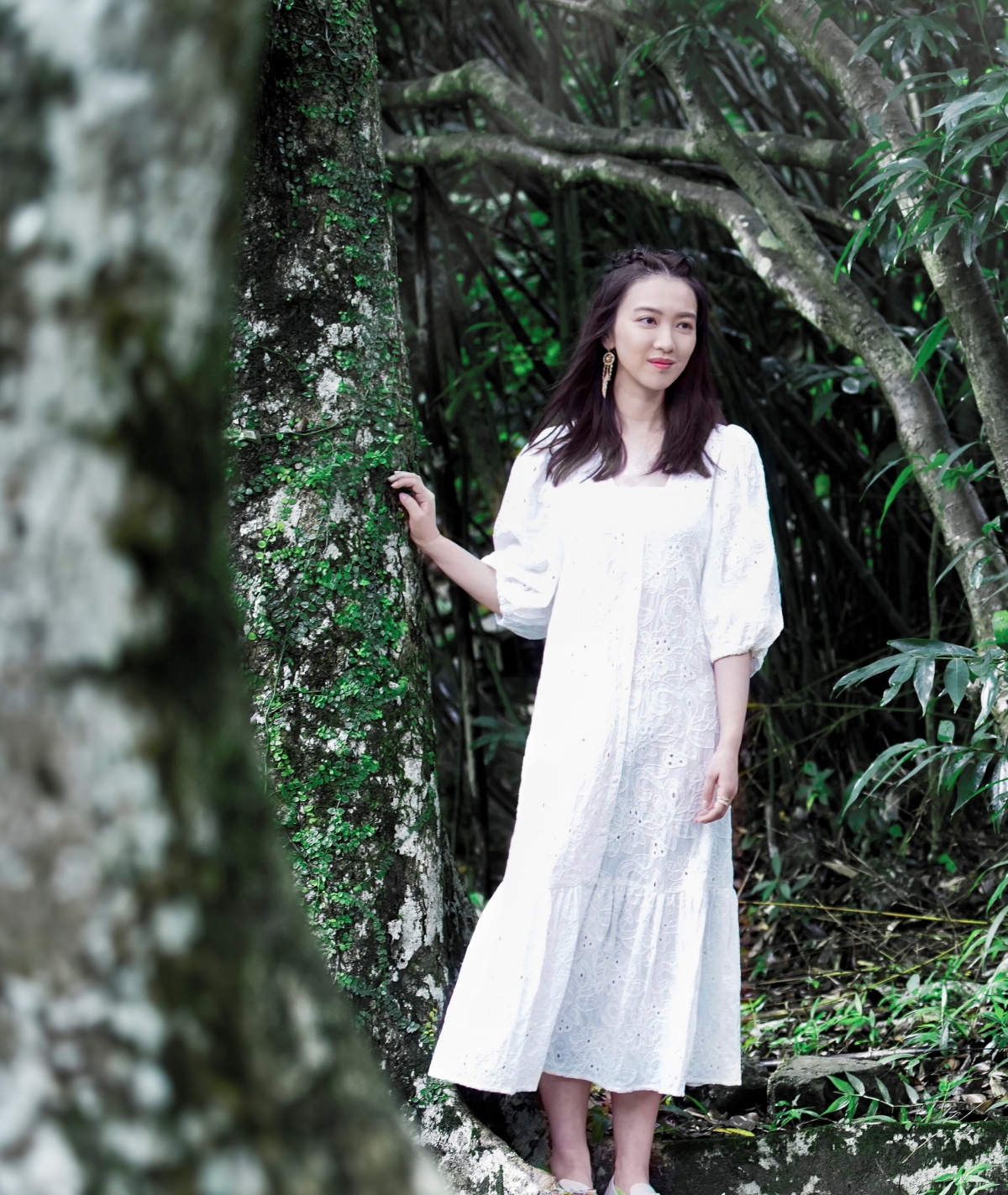 千雪BB就全憑一支 Origins 升級版 #瘦面綠精華來補充及激活肌底的膠原!