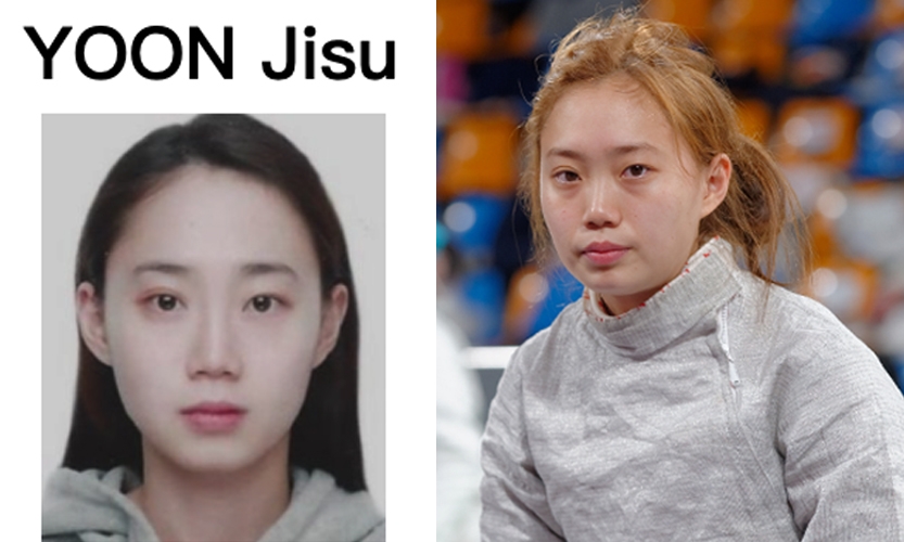 韓國選手奧運官方證件相!