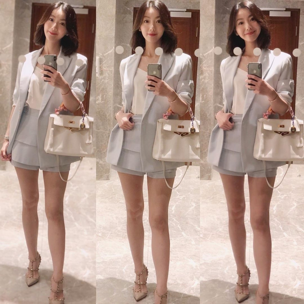 TVB前新聞主播周嘉儀本身亦極之鍾情於Hermès Kelly 25 奶白色