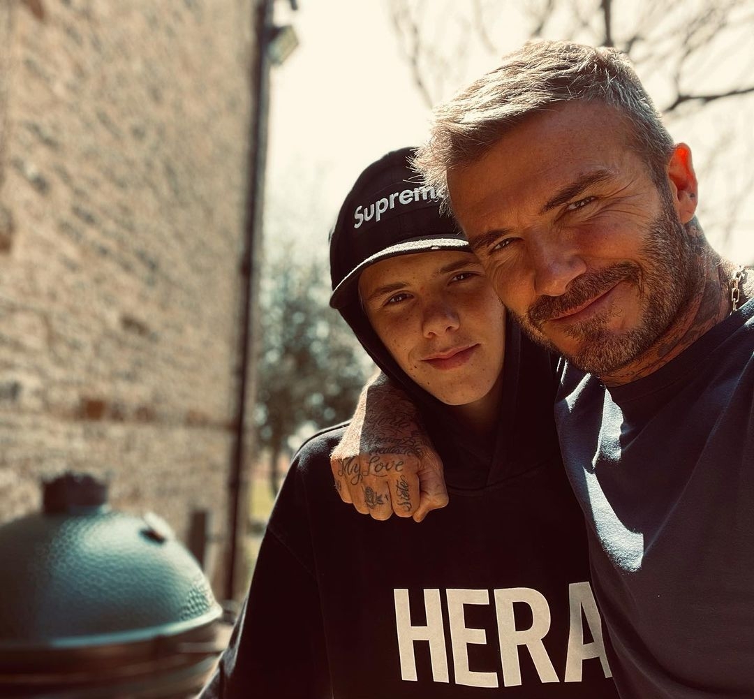 碧咸David Beckham細仔 Cruz Beckham 似乎比兩位哥哥都還要帥得多