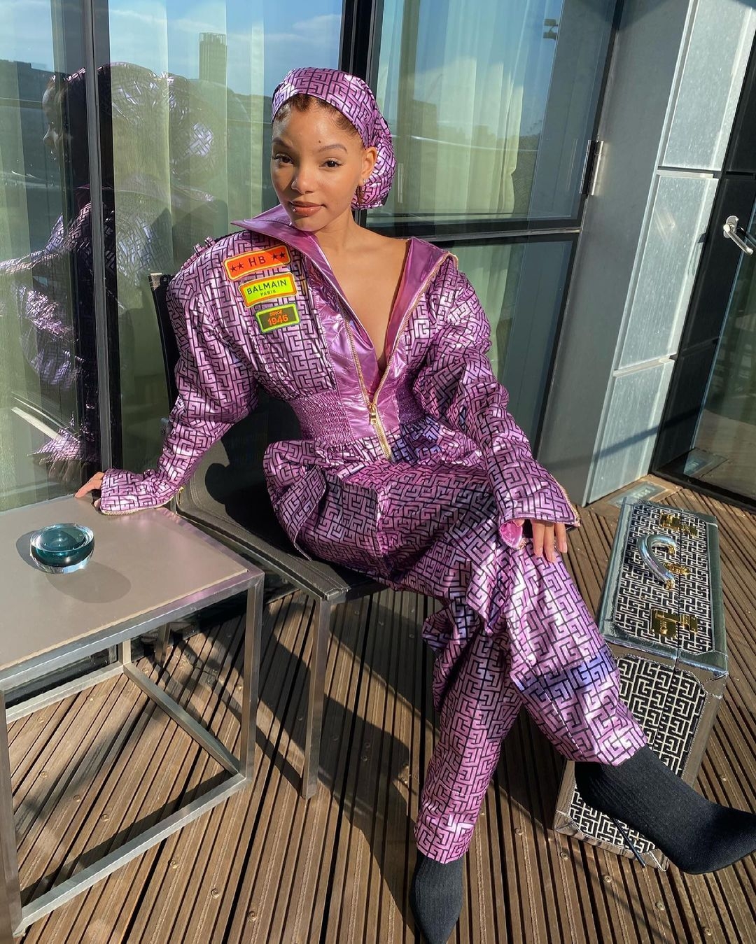 小美人魚Halle Bailey 的個人 IG喜歡分享各種不同的造型