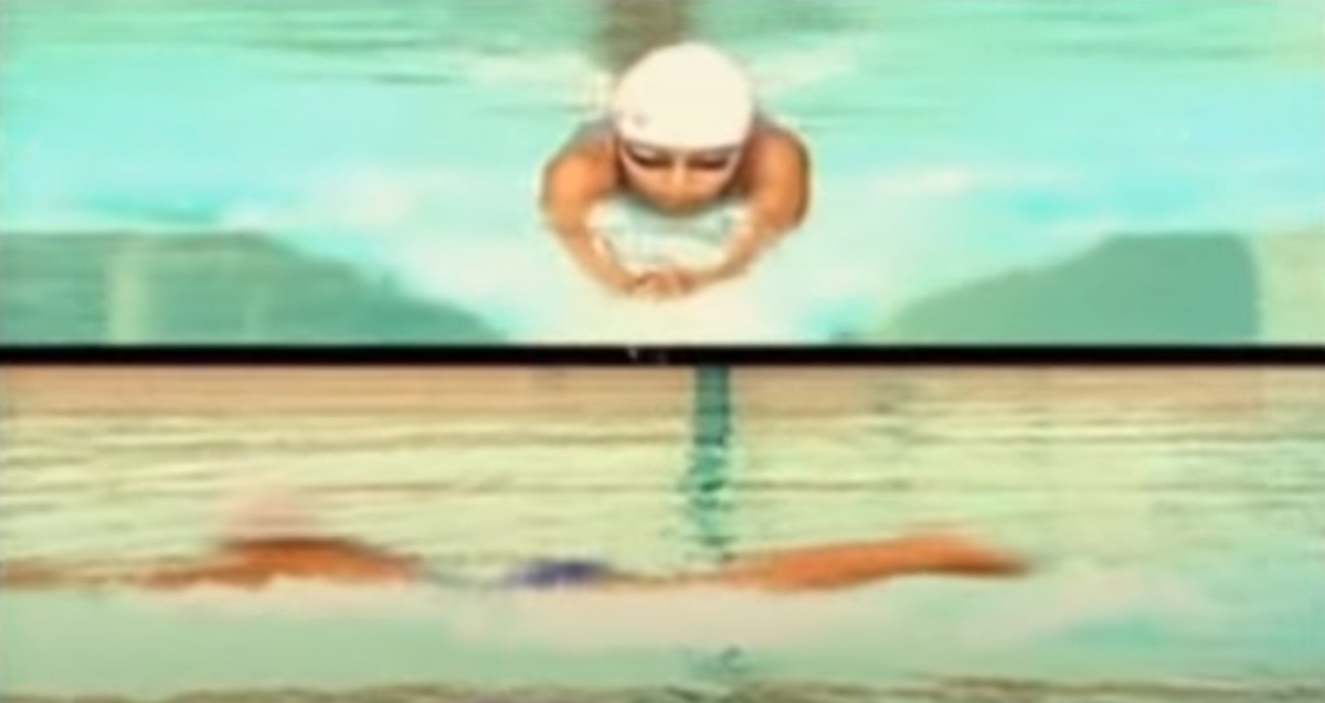 「繞流泳法」是唐寧對手反擊的招式,靠在水中製造漩渦形成阻力