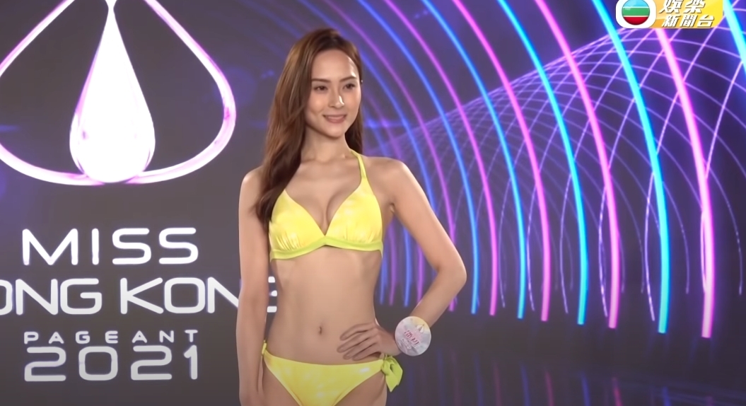 越混血兒邵初(Kristy)就坦言怕醜,平日罕有穿著曝露泳衣,斯文和優美的形象
