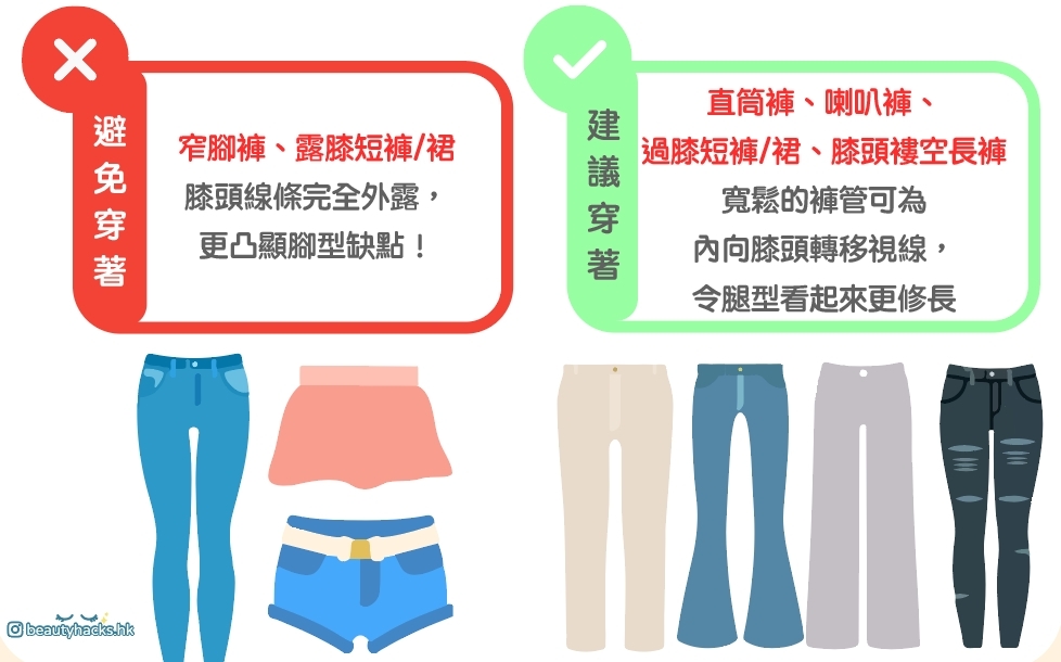 腿型決定褲型!不同腿型的選褲指南~