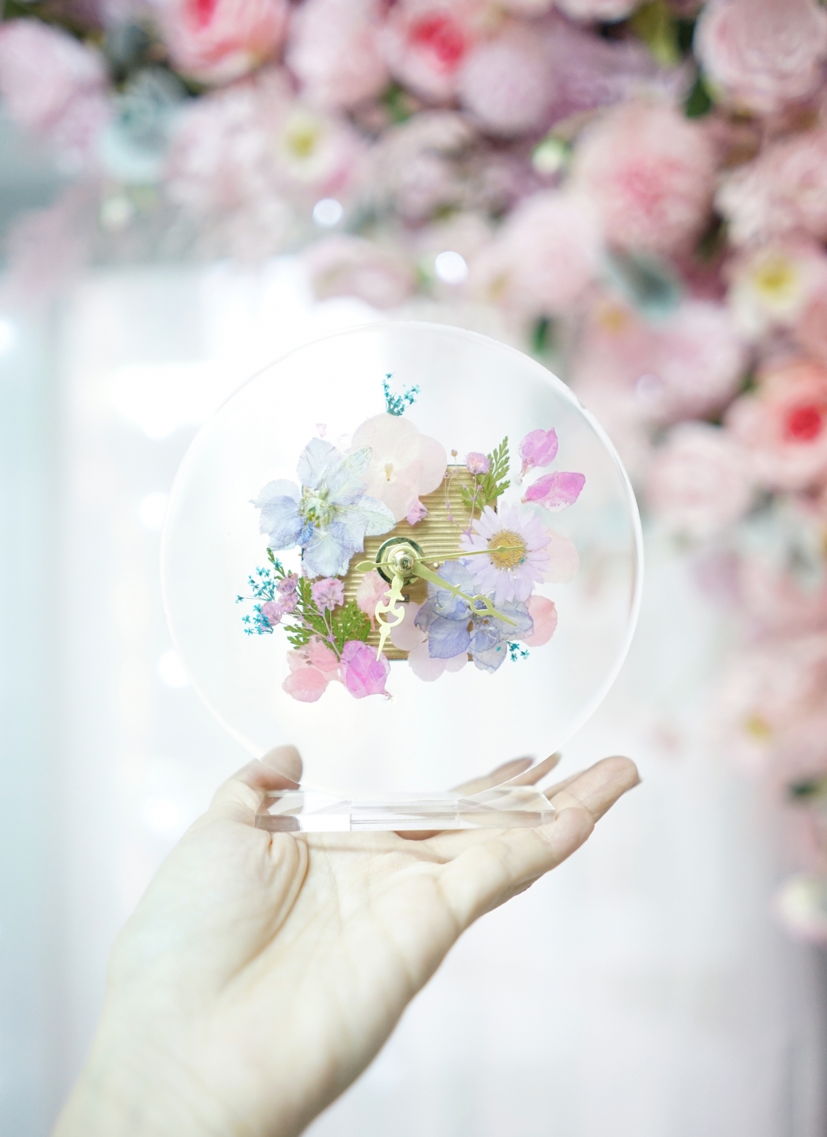 文青好去處 少女風diy押花工作坊 自製透明感花瓣時鐘 首飾盒 座枱鏡 Girlstyle 女生日常 文青好去處 少女風diy押花工作坊 自製透明感花瓣時鐘 首飾盒 座枱鏡 Girlstyle 女生日常