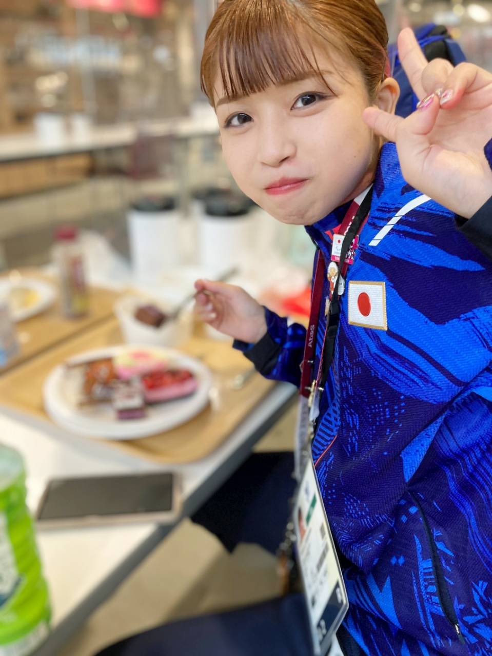 來自東道主日本福岡、在網路上備受熱議的乒乓球選手古川佳奈美（Kanami Furukawa）現年24歲