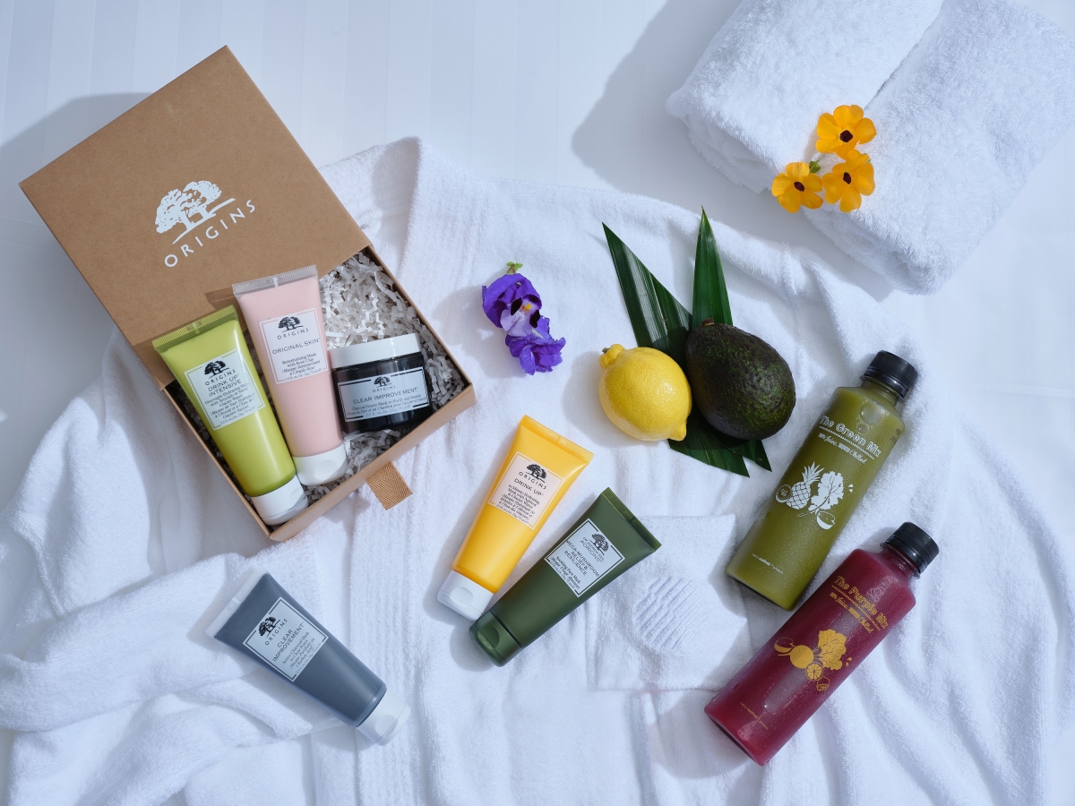 銅鑼灣柏寧酒店與 ORIGINS 最近聯合推出的「Multi-Masking Spa-cation」