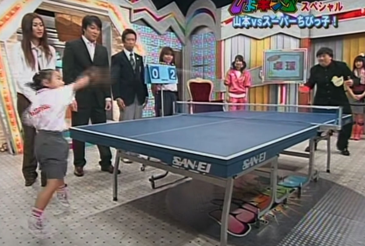 伊藤美誠在6歲時曾在日本綜藝節目中展示過乒乓球的技術